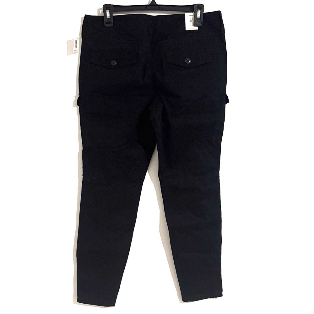 Old Navy Size 10 Low rise Skinny Black Cargo Pants NWT